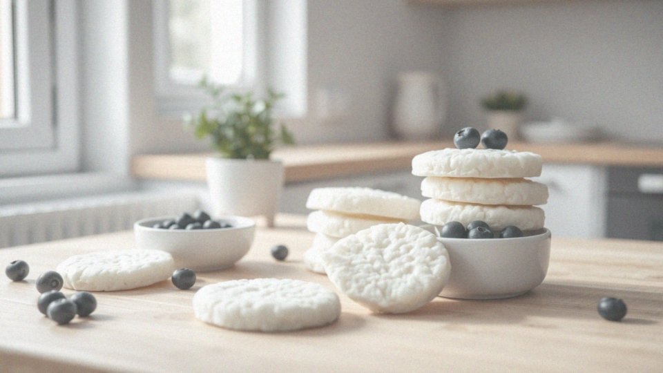 Co zawierają wafle ryżowe na 100 g?
