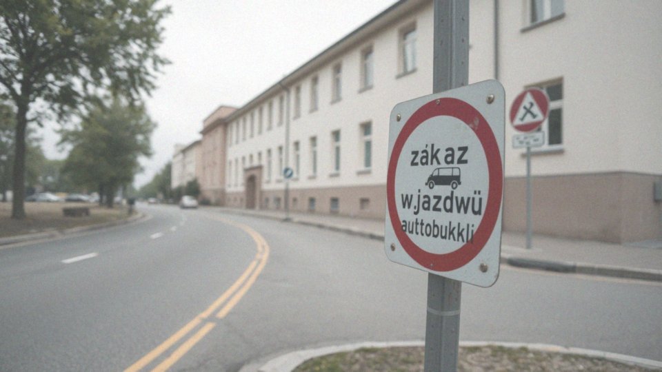 Jakie są zasady dotyczące zakazu wjazdu autobusów i motocykli?